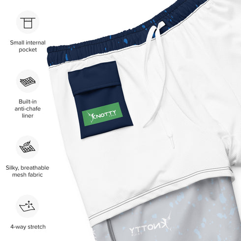 Men's Blue Mahi swim trunks